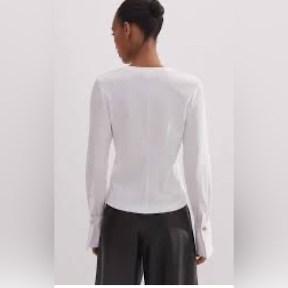 ME + EM Feature Button Crew Neck Layering Shirt 6 - Picture 5 of 14